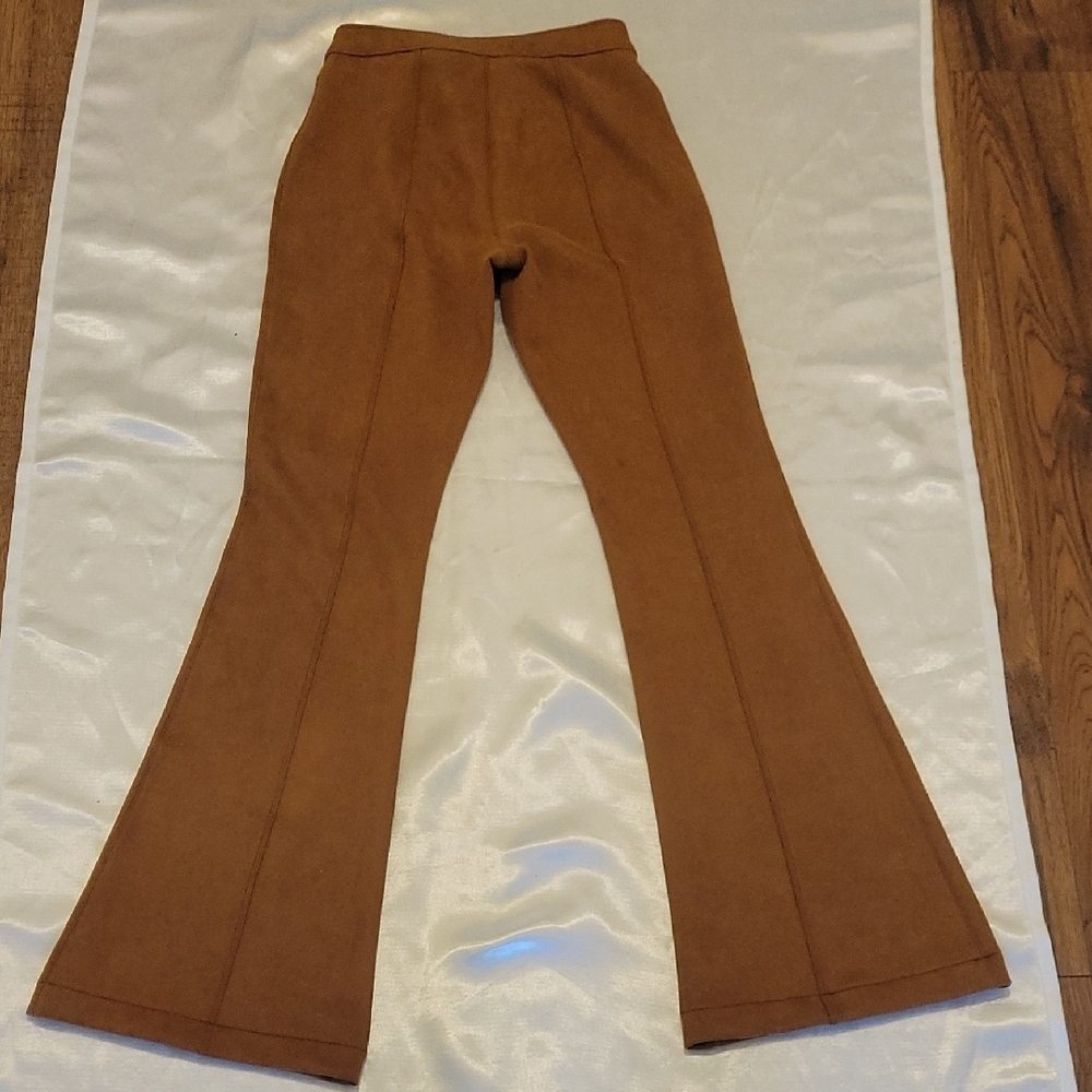 SPANX Chocolate Brown Pants - Picture 2 of 16
